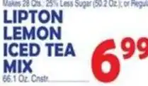 Bravo Supermarkets Lipton lemon iced tea mix offer