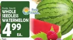 Bravo Supermarkets Whole seedless watermelon offer