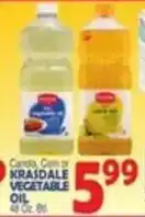 Bravo Supermarkets Carol's Corn or Krasdale Vegetable Oil offer