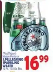 Bravo Supermarkets S.Pellegrino sparkling water offer