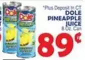 Bravo Supermarkets Dole pineapple juice offer