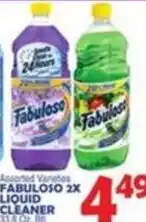 Bravo Supermarkets Fabuloso 2x liquid cleaner offer