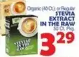 Bravo Supermarkets Stevia Extract in the Raw offer