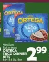 Bravo Supermarkets Ortega taco dinner kits offer