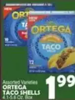 Bravo Supermarkets Ortega taco shells offer
