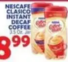 Bravo Supermarkets Nescafe clasico instant decaf coffee offer