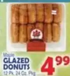 Bravo Supermarkets Maple glazed donuts offer