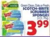 Bravo Supermarkets Scotch-Brite scrubber sponges offer