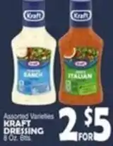 Bravo Supermarkets Kraft Dressing offer