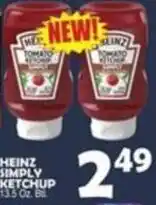 Bravo Supermarkets Heinz simply ketchup offer