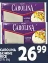 Bravo Supermarkets Carolina jasmine rice offer