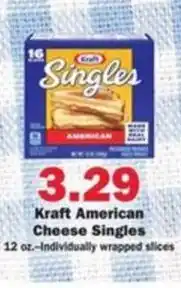 Schnucks Kraft American Cheese Singles offer