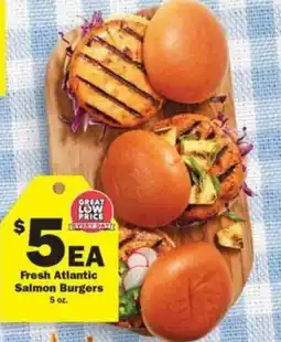 Schnucks Fresh Atlantic Salmon Burgers offer