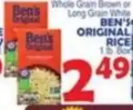 Bravo Supermarkets Ben's original rice offer