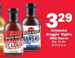 Schnucks Braggin' Rights Kansas City BBQ Sauce offer