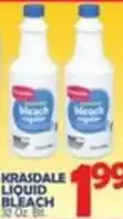Bravo Supermarkets Kraisdale liquid bleach offer