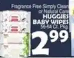 Bravo Supermarkets Huggies baby wipes offer