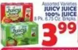 Bravo Supermarkets Juicy Juice 100% Juice offer