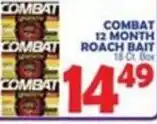 Bravo Supermarkets Combat 12 month roach bait offer