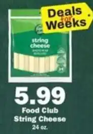 Food Club String Cheese