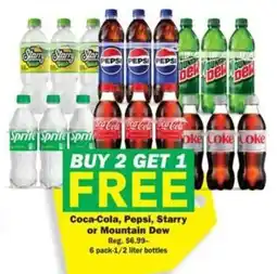Schnucks Coca-Cola, Pepsi, Starry or Mountain Dew offer