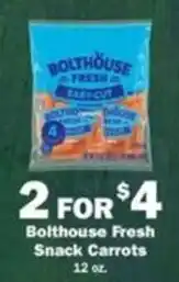 Schnucks Bolthouse Fresh Snack Carrots offer