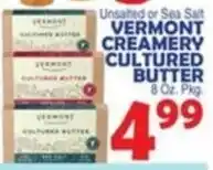 Bravo Supermarkets Vermont Creamery Cultured Butter offer