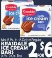 Bravo Supermarkets Krasdale ice cream bars offer