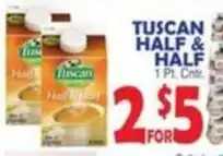 Bravo Supermarkets Tuscan half & half offer