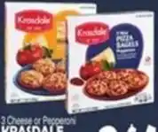 Bravo Supermarkets Krasdale 3 Cheese or Pepperoni Pizza Bagels offer