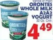 Bravo Supermarkets Orontes whole milk a2a2 yogurt offer