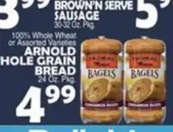 Bravo Supermarkets Arnold hole grain bread offer