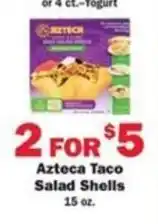 Schnucks Azteca Taco Salad Shells offer