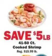 Schnucks Cooked Shrimp offer
