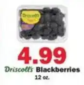 Schnucks Driscoll's Blackberries offer