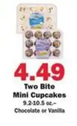 Schnucks Two Bite Mini Cupcakes offer
