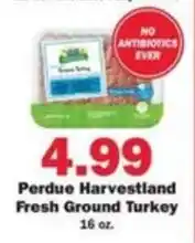 Schnucks Perdue Harvestland Fresh Ground Turkey offer