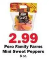 Schnucks Pero Family Farms Mini Sweet Peppers offer
