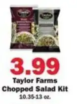 Schnucks Taylor Farms chopped salad kit offer