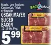 Bravo Supermarkets Oscar Mayer sliced bacon offer