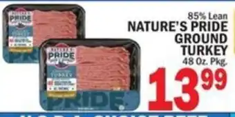 Bravo Supermarkets Nature's Pride Ground Turkey offer