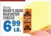 Bravo Supermarkets Boar's Head Muenster Cheese offer