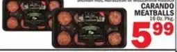 Bravo Supermarkets Carando meatballs offer