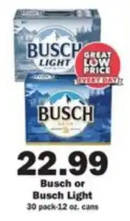 Schnucks Busch or Busch Light offer