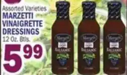 Bravo Supermarkets Marzetti Vinaigrette Dressings offer
