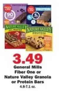 Schnucks General Mills Fiber One or Nature Valley Granola or Protein Bars offer