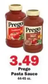Schnucks Prego pasta sauce offer