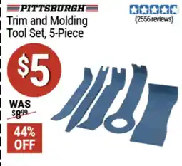 Harbor Freight Tools Pittsburgh trim and molding tool set offer