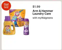 Walgreens Arm & Hammer Laundry Care offer