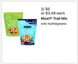 Walgreens Nice! Trail Mix offer